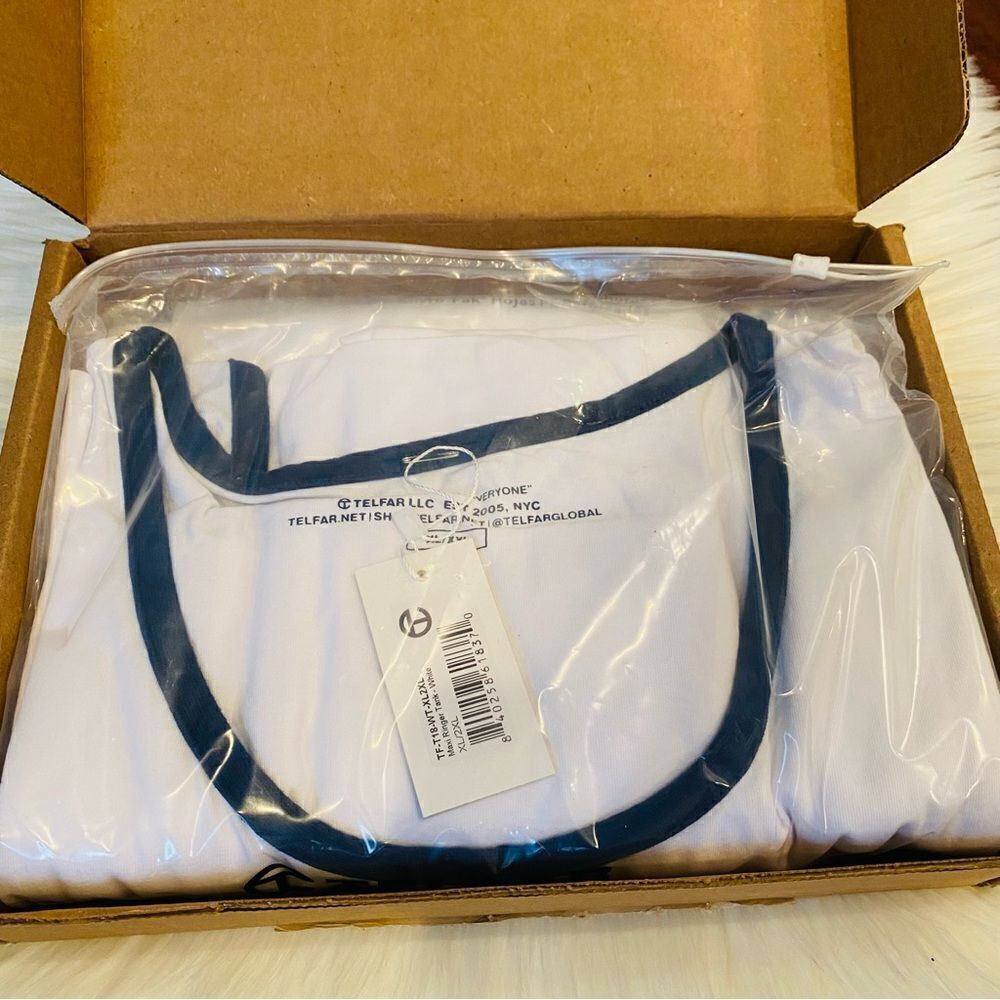 Telfar White Maxi Length Tank Size XL/2XL Unisex - Picture 5 of 9